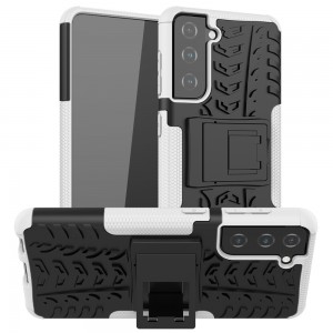 Samsung Galaxy S21 6.2 inches Case,Dual Layer Hybrid Rugged Shockproof Hard Case with Kickstand Cover, For Samsung S21