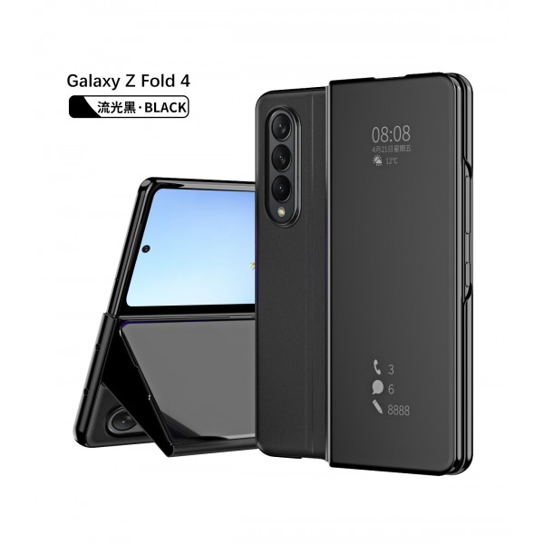 Luxury Mirror View Hard Flip Case Stand Cover