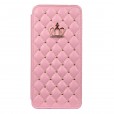 Crown Bling Leather Wallet Stand Case For Samsung A71