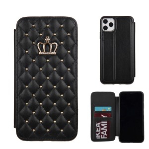Elegant Bling Crown Magnetic Wallet Stand Case Cover For iPhone 5 / 5S, For IPhone 5/IPhone SE