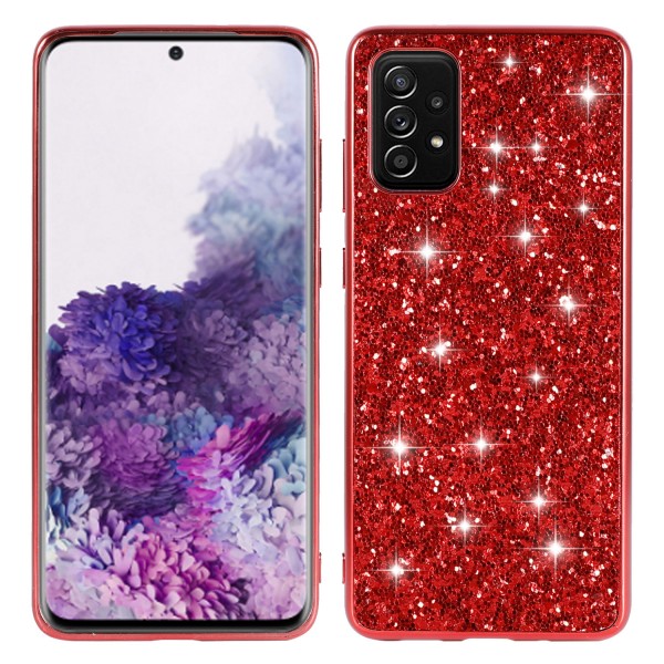 Samsung Galaxy A32 5G 6.5 inches Case,Slim Lightweight Bling Glitter Sparkle Glossy Shockproof Hard PC Cover
