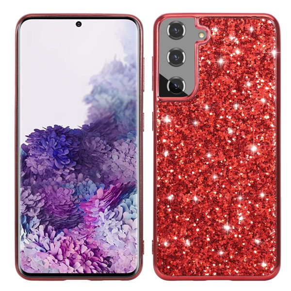 Samsung Galaxy S21 6.2 inches Case,Slim Lightweight Bling Glitter Sparkle Glossy Shockproof Hard PC Cover
