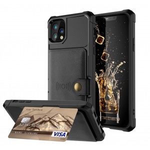 Shockproof Magnetic PU Leather Card Holder Wallet Case, For Samsung A52 5G