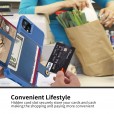 Shockproof Magnetic PU Leather Card Holder Wallet Case