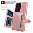 Samsung Galaxy S21 Ultra 6.8 inches Case,Hard Silicone Shockproof Magnetic Flip Leather Card Holder Protective Cover