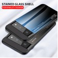Marble Tempered Glass TPU Ultra Slim Case Cover