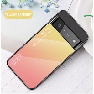 Marble Tempered Glass TPU Ultra Slim Case Cover, For Google Pixel 6 Pro