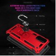 Samsung Galaxy A01 Case, Car Magnetic Shockproof Rubber Armor Hybrid Rugged Hard PC Back Ring Kickstand Cover,without Screen Protector