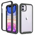 iPhone XR 6.1 inches Case,Shockproof Rubber Hybrid Clear Back PC Hard 2 in 1 Design Wireless Charging  without Screen Protector Back Case