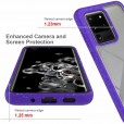 Samsung Galaxy S20 (6.2 inches) Case,Shockproof Rubber Hybrid Clear Back PC Hard 2 in 1 Design  Wireless Charging  without Screen Protector