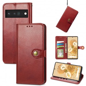 Man Magnetic Retro PU Leather Card Holder Case , For Samsung A33 5G