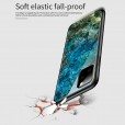 iPhone 7 Plus & iPhone 8 Plus 5.5 inches Case ,9H Tempered Glass Marble Pattern Back (No Front Glass) Anti-Scratch Absorption Soft TPU Bumper