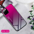 iPhone 12 Mini 5.4 inches 2020 Released Case ,9H Tempered Glass Marble Pattern Back (No Front Glass) Anti-Scratch Absorption Soft TPU Bumper