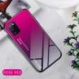 Samsung Galaxy S20 FE 6.5 inch Case ,9H Tempered Glass Marble Pattern Back (No Front Glass) Anti-Scratch Absorption Soft TPU Bumper Cover