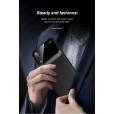 Shockproof PU Leather Hybrid Slim Smartphone Back Case