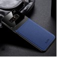 Shockproof PU Leather Hybrid Slim Smartphone Back Case