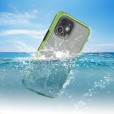 iPhone12(6.1 inches)2020 Release Waterproof Case,Build-in Screen Protector IP68 Waterproof Shockproof Dustproof Rugged Cover