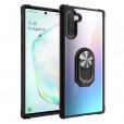 Samsung Galaxy Note10 & Note10 5G Case,Shockproof Built-in Magnetic Car Mount Metal Ring Kickstand Protective Clear Back Cover