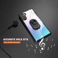 Samsung Galaxy Note10 & Note10 5G Case,Shockproof Built-in Magnetic Car Mount Metal Ring Kickstand Protective Clear Back Cover