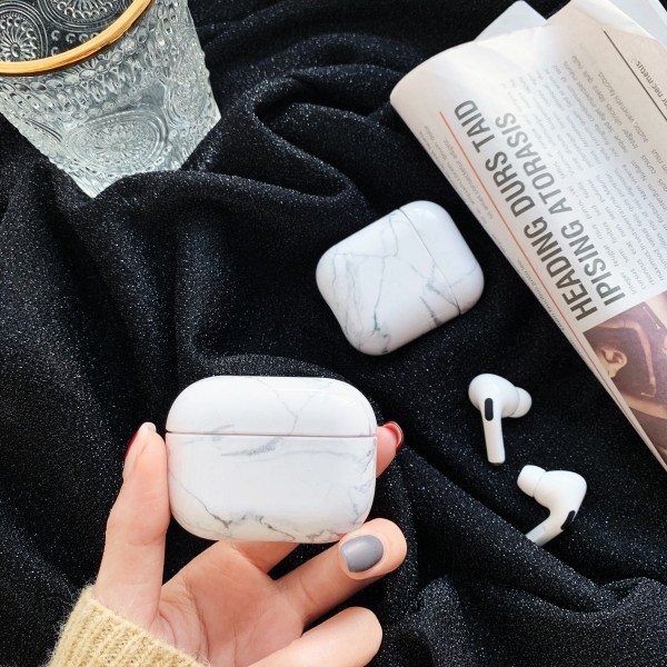 AirPods 1 & AirPods 2 Headphone Case,Marble Pattern Shockproof Protective Slim Wireless Charing Cover