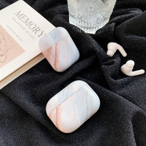 AirPods Pro /Airpods 3 Headphone Case,Marble Pattern Shockproof Protective Slim Wireless Charing Cover, For AirPods Pro 2019/AirPods 3