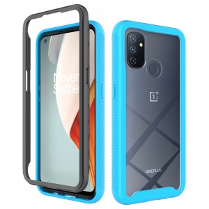 OnePlus Nord N100 Case , Hybrid Shockproof Silicone Rubber Bumper Anti-Slip Case Hard PC Cover, For OnePlus Nord 100