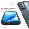 OnePlus Nord N200 5G 2021 Case,Hybrid Shockproof Silicone Rubber Bumper Anti-Slip Case Hard PC Cover