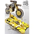 iPhone 12 Mini  (5.4 inches) 2020 Release Case,ZIMON Metal Heavy Duty Linkage/Arm/Gear Roating Cool Skull Toy Cover