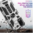 OnePlus Nord N200 5G 2021 Case，Rugged Durable Dual Layers Hybrid Bumper Shockproof Heavy Duty Military Hard Cover