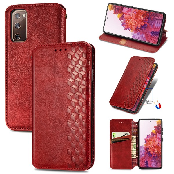 Samsung Galaxy A71 5G Case, PU Leather Wallet Folio Flip Magnetic Buckle Slim Back Cover Built-in Card Holder Slot and Stand