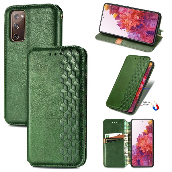Samsung Galaxy Note20 Case, PU Leather Wallet Folio Flip Magnetic Buckle Slim Back Cover Built-in Card Holder Slot and Stand