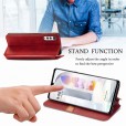 LG Velvet & LG Velvet 5G & LG Velvet UW Case, Leather Wallet Card Holder Flip Straong Magnetic Shockproof Kickstand Cover