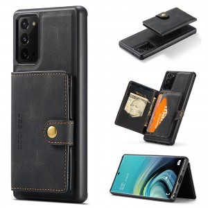 Leather Magnetic Detachable Wallet Card Slot Back Case Cover, For Samsung A12 5G