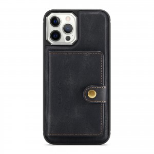 Leather Magnetic Detachable Wallet Card Slot Back Case Cover, For IPhone 11 Pro
