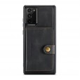 Leather Magnetic Detachable Wallet Card Slot Back Case Cover