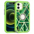 iPhone 12 Mini  (5.4 inches) 2020 Release Case,Hard PC & Soft Silicone Dual Layer Hybrid Shockproof Rugged Bumper Protective Cover