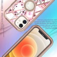 iPhone 12 & iPhone 12 Pro (6.1 inches) 2020 Release Case,Hard PC & Soft Silicone Dual Layer Hybrid Shockproof Rugged Bumper Protective Cover