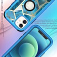 iPhone 12 Pro Max (6.7 inches) 2020 Release Case,Hard PC & Soft Silicone Dual Layer Hybrid Shockproof Rugged Bumper Protective Cover