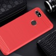 Google Pixel Case,Carbon Fiber Design Soft TPU Brushed Anti-Fingerprint Protective Phone Cover