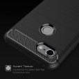 Google Pixel 3A Case,Carbon Fiber Design Soft TPU Brushed Anti-Fingerprint Protective Phone Cover