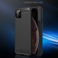 iPhone 12 Pro Max (6.7 inches) 2020 Release Case,Carbon Fiber Design Soft TPU Brushed Anti-Fingerprint Protective Phone Cover