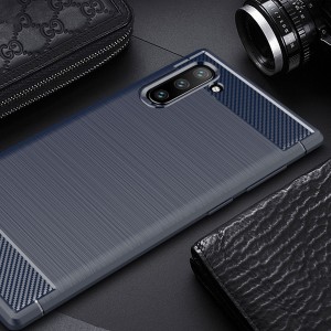Samsung Galaxy Note10 & Note10 5G Case ,Carbon Fiber Design Soft TPU Brushed Anti-Fingerprint Protective Phone Cover, For Samsung Note 10