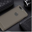 OnePlus 7 Case ,Carbon Fiber Design Soft TPU Brushed Anti-Fingerprint Protective Phone Cover