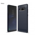Samsung Galaxy S10 5G Case ,Carbon Fiber Design Soft TPU Brushed Anti-Fingerprint Protective Phone Cover