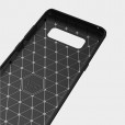 Samsung Galaxy S10 Case ,Carbon Fiber Design Soft TPU Brushed Anti-Fingerprint Protective Phone Cover