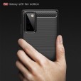 Samsung Galaxy S20 FE 5G 6.5 inch Case,Carbon Fiber Texture Design Lightweight Shockproof Cover Slim Fit Shell Soft TPU Silicone