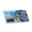 For Samsung Galaxy S21 Shockproof Marble TPU Rubber Glossy Case Cover