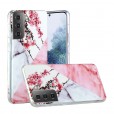 For Samsung Galaxy S21plus / s30plus Shockproof Marble TPU Rubber Glossy Case Cover