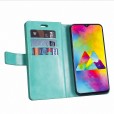 Samsung Galaxy A10S Case, 9 Cards Holder Folio Flip Leather Zipper Purse Magnetic Wallet with Strap, Money Pocket Kickstand Full Protective Cover
