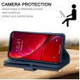 Samsung Galaxy A51 4G 6.5 inches Case, 9 Cards Holder Folio Flip Leather Zipper Purse Magnetic Wallet with Strap, Money Pocket Kickstand Full Protective Cover